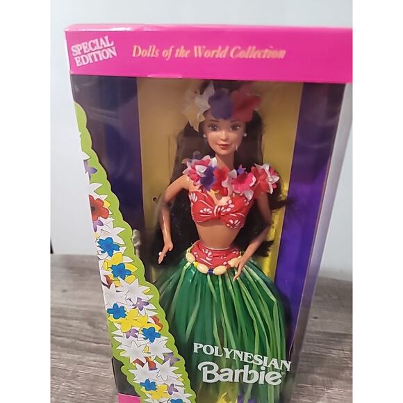 Special Edition 1994 Dolls of the World Collection Polynesian Barbie #12700 NIB - Picture 5 of 16